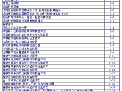 06G901-1凝土结构施工钢筋排布规则与构造详图集(现浇混凝土框架、剪力墙、框架-剪力墙)