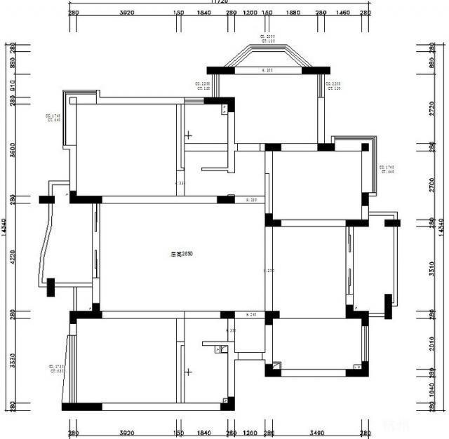 室内设计【秋天的画卷】建筑图