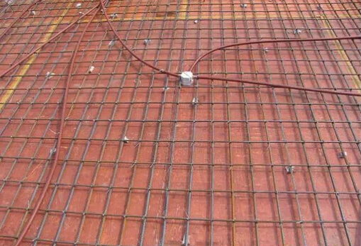 施工样板-主体分部之楼板钢筋绑扎效果