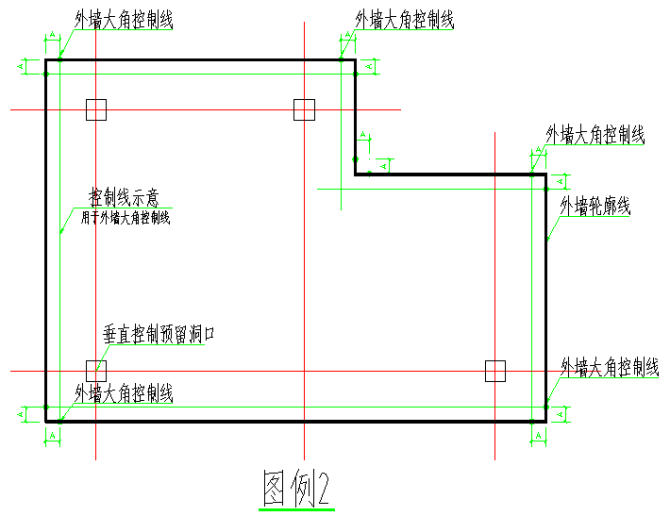 外墙大角线控制