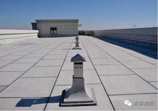 屋面工程——排汽帽成排上线
