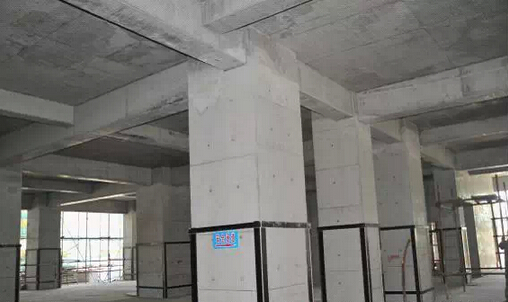施工样板-主体分部之混凝土柱成品保护