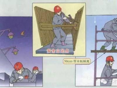 基坑支护施工方案及临边防护施工漫画