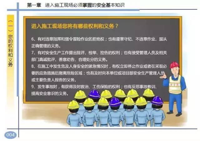 2016版工程项目施工人员安全指导手册