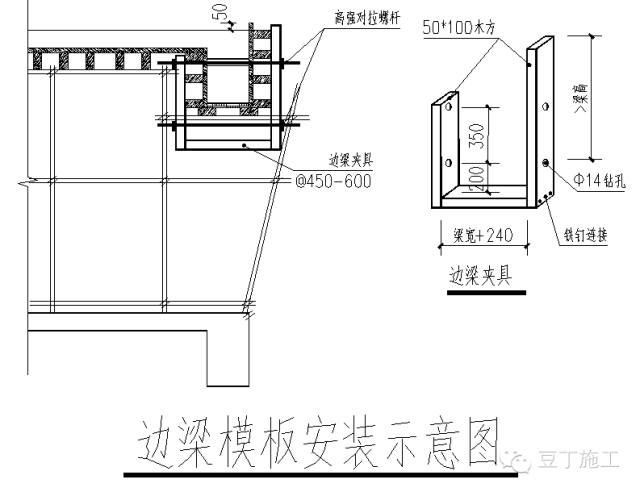 模板施工丨3D高清图解模板施工工艺