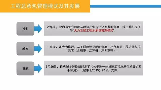 23页PPT，深入认识工程总承包管理模式及其发展