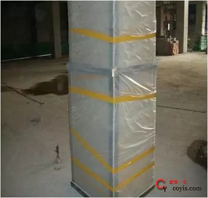 混凝土柱养护及成品保护
