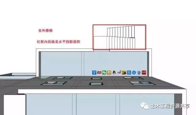 建筑面积图文展示，一目了然_5