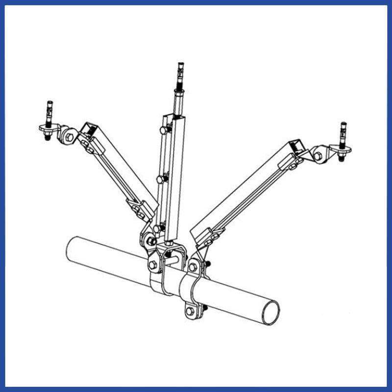机电工程抗震支吊架示意图