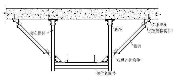 机电工程抗震支吊架示意图