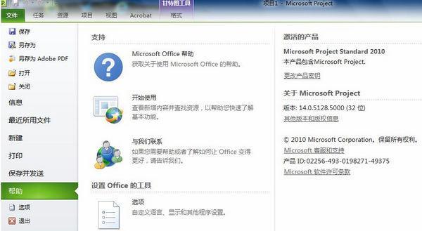 Microsoft Project 2010 (附密钥) 中文破解版