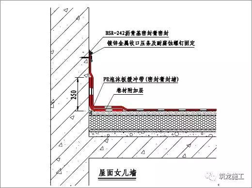 30张图让你了解常见地下室和屋面防水细节