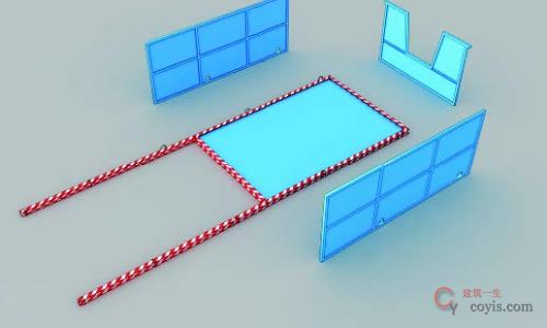 悬挑式操作平台组装图