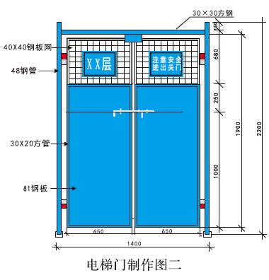 电梯门立面图图片