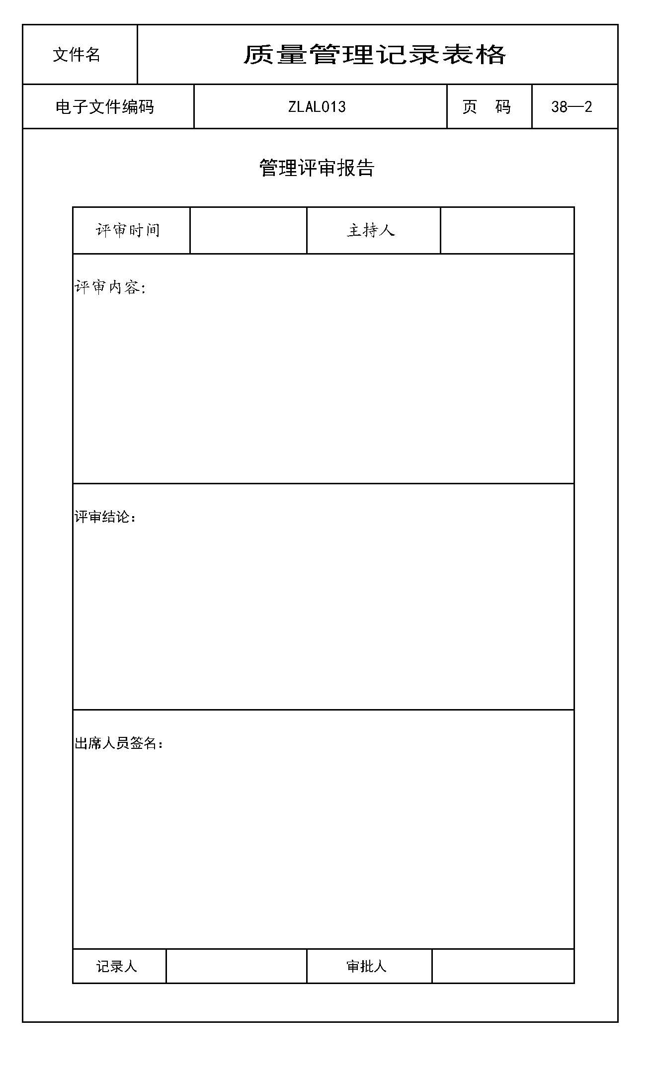 管理评审报告