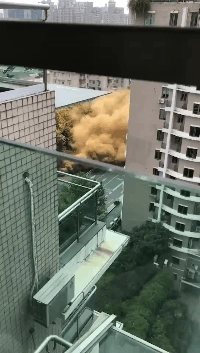 杭州建国北路塌陷原因：系地铁5号线施工发生渗漏水！树园31幢倾斜，外墙现多处裂缝