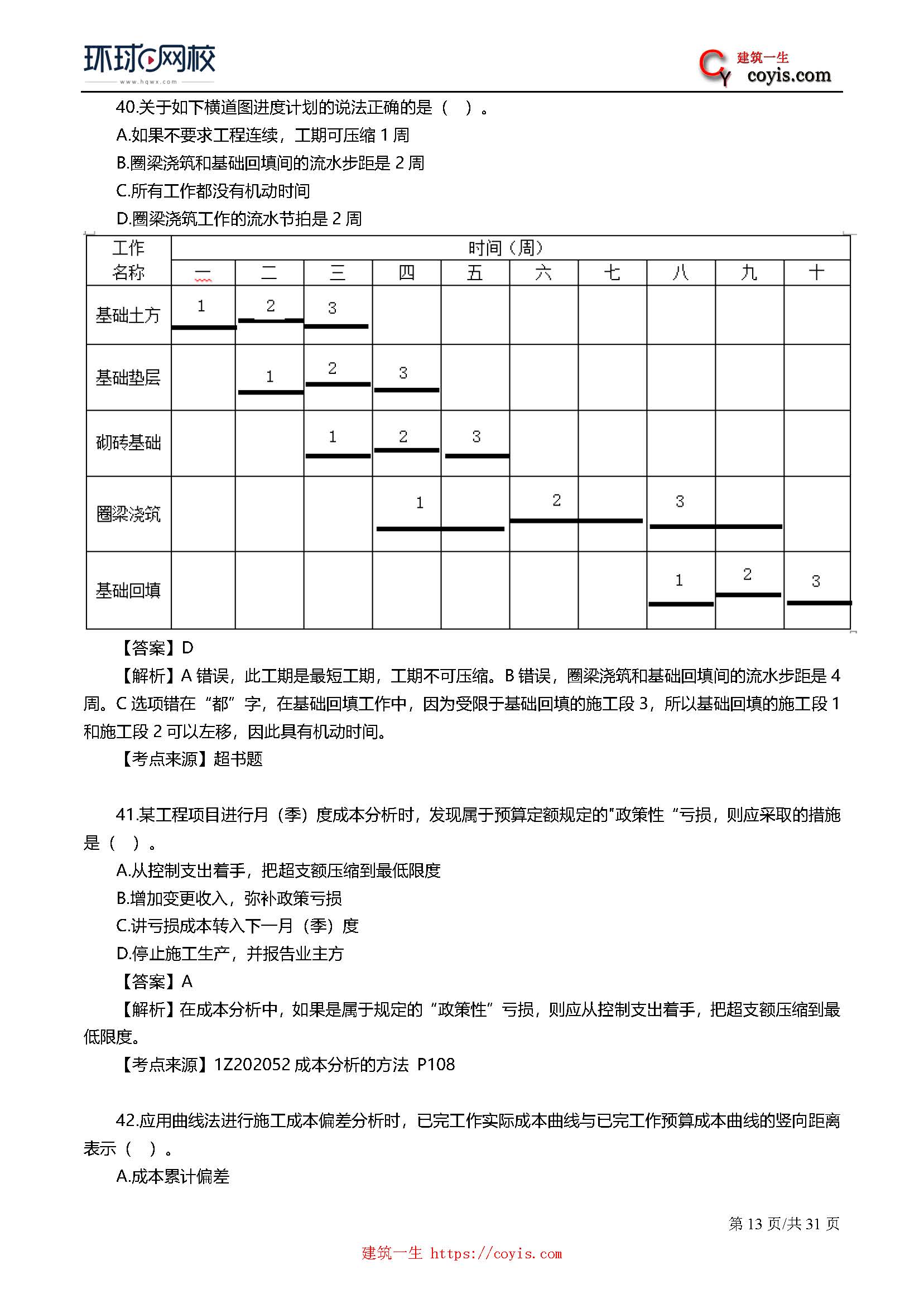 2019年一级建造师考试《项目管理》真题及答案解析