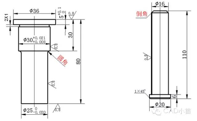 CAD快速入门（十三）：倒角和圆角 