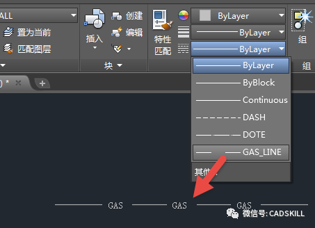 CAD快速入门（十六）修改颜色、线型和线宽