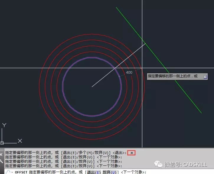 CAD偏移O命令的使用技巧