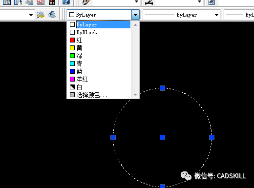 CAD快速入门（十六）修改颜色、线型和线宽