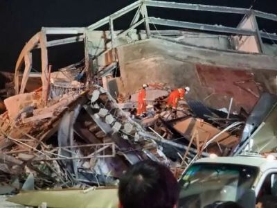 泉州坍塌酒店业主被警方控制，视频曝光：坍塌仅用2秒