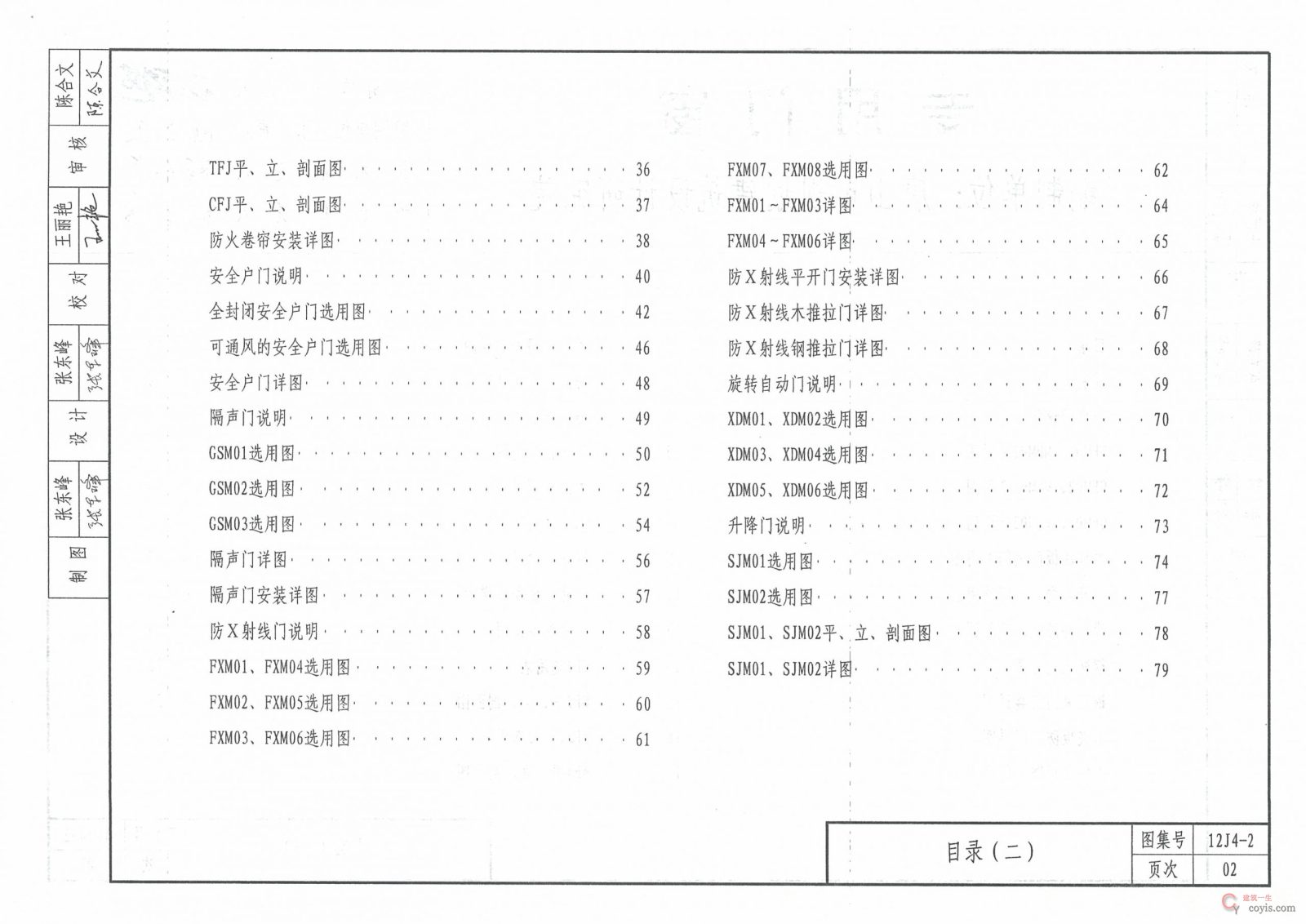 12J4-2 专用门窗目录