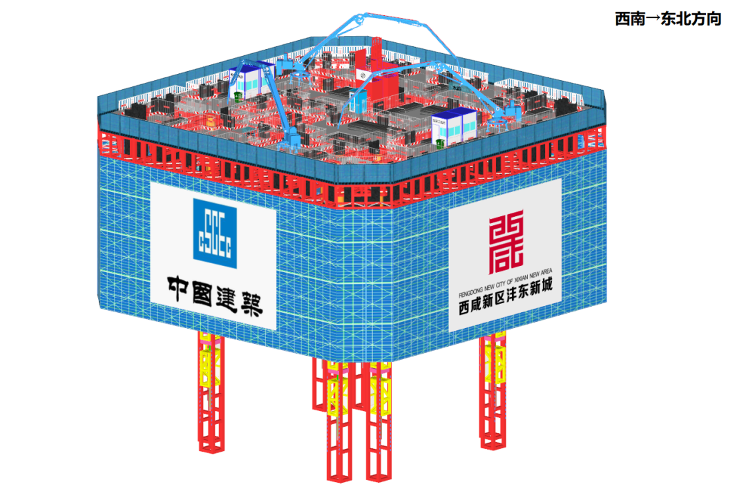 全新一代“空中造楼机”诞生！见识“西北第一高楼”先进建造技术设备！