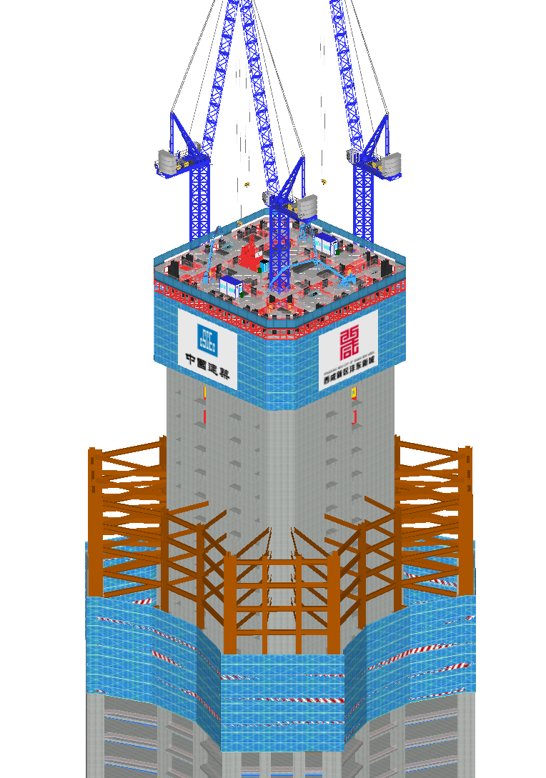 全新一代“空中造楼机”诞生!见识“西北第一高楼”先进建造技术设备! - 建筑一生