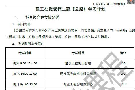 JGS-2020年二级建造师《公路》14天打卡训练营