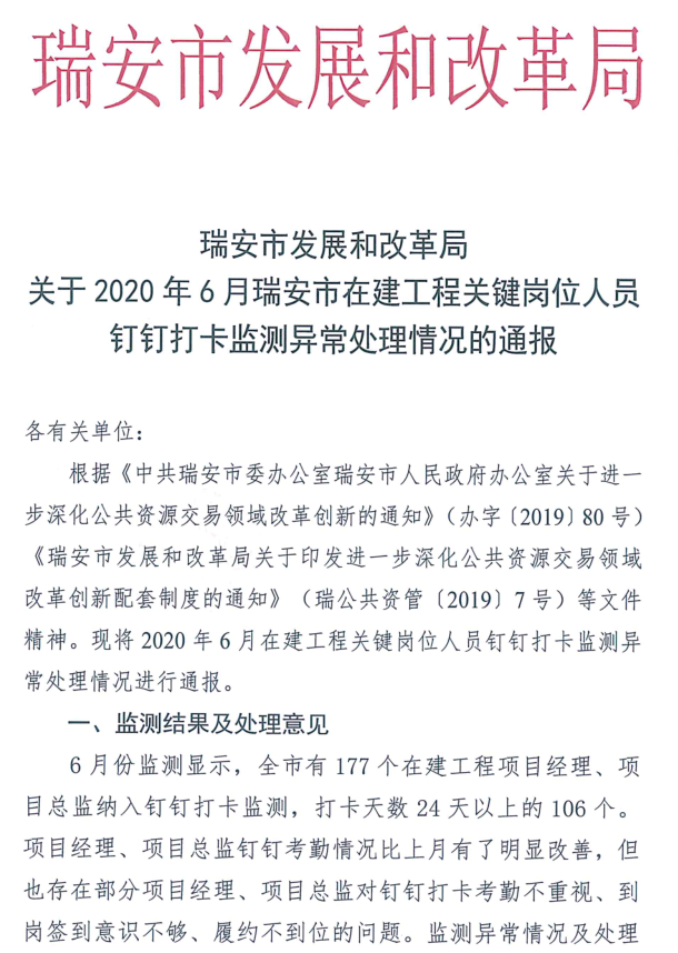 ​项目总监/经理实行钉打卡监测，337人仅不到一半合格