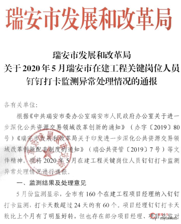 ​项目总监/经理实行钉打卡监测，337人仅不到一半合格