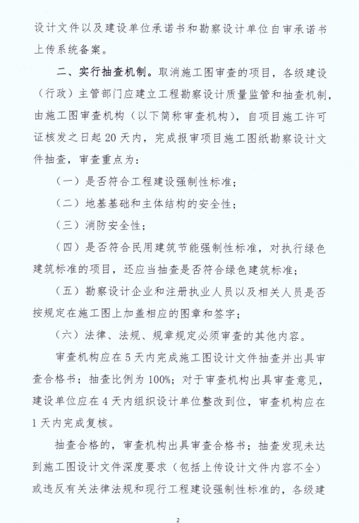 杭州市丨取消施工图事前审查！20天内100%抽查，未通过的撤销施工许可证、立即停工！