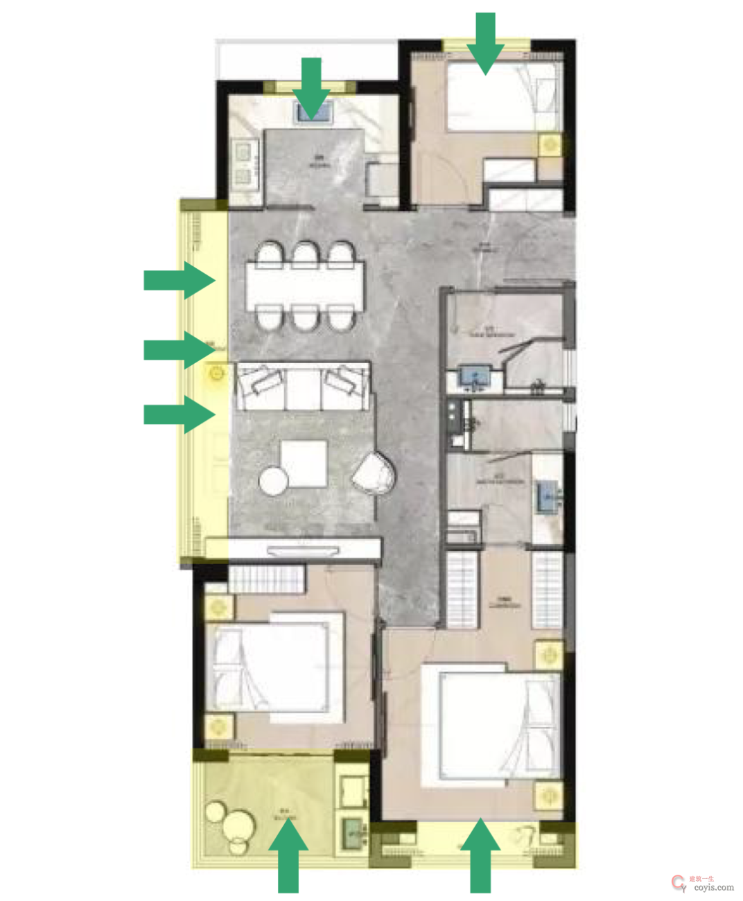 年轻人的第一套“豪宅”,50-90㎡户型,各大地产“出神入化”的玩法!!