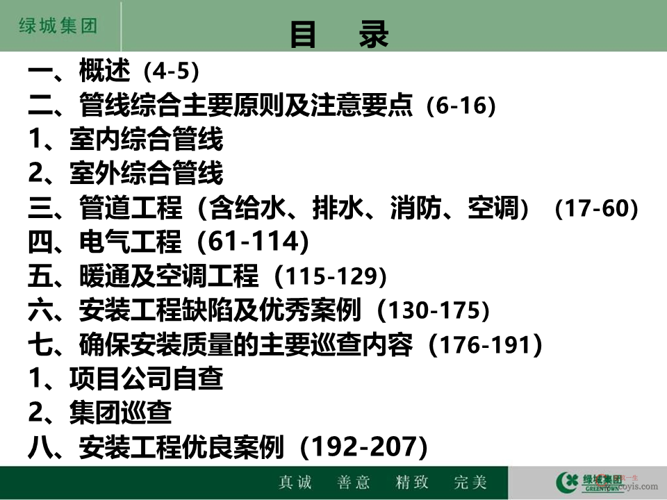 绿城集团安装工程质量控制要点,275页PPT可下载!