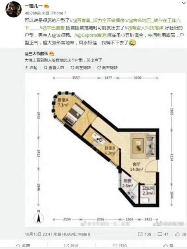 中国住宅的奇葩户型