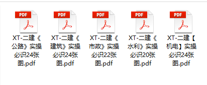 2021年二级建造师《各科》实操必识图