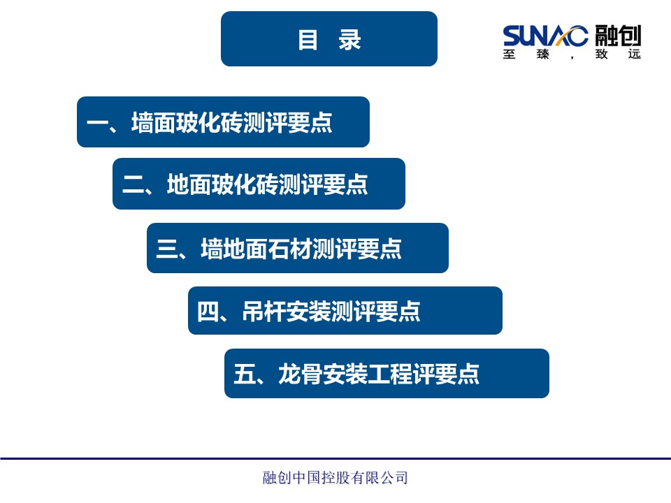 房地产项目精装修工程公共区域测评要点