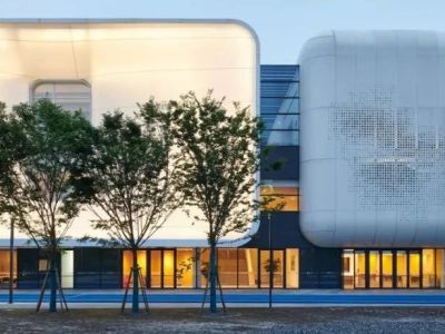 两个“气囊”,上海青浦平和运动中心 / OPEN 建筑事务所