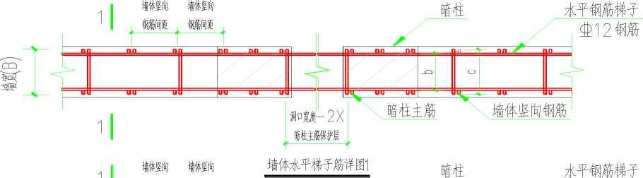 剪力墙水平梯子筋