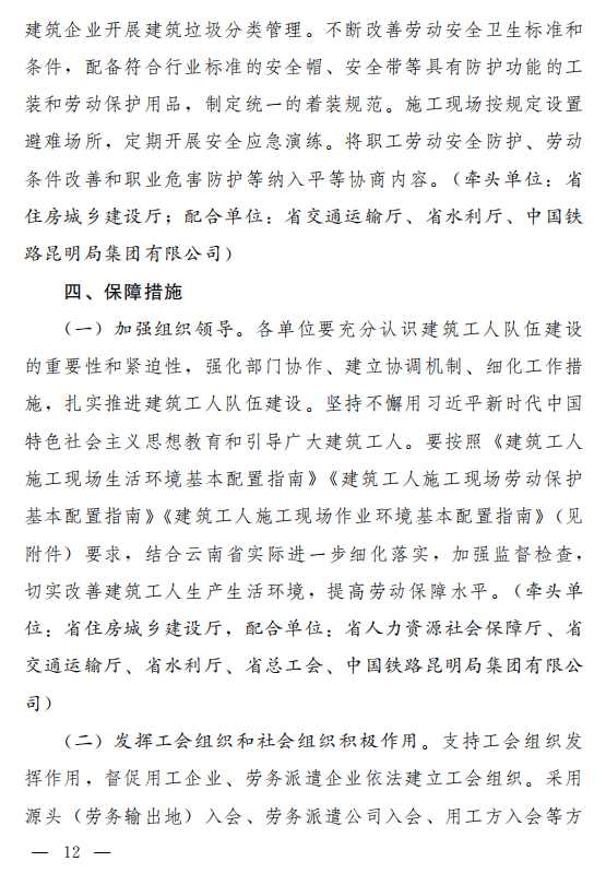 云南省发文严禁用劳务合同代替劳动合同！施工总包一级以上企业在建项目施工现场中级工占比要达25%！