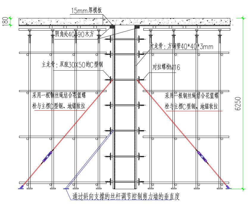 剪力墙模板免开洞施工？示例学习！