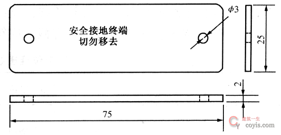 接地警告牌 接地警告牌