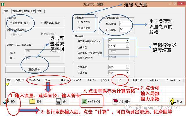 中央空调水系统水力计算