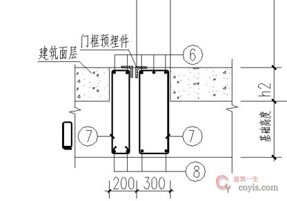人防门槛钢筋的设置
