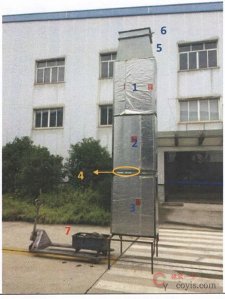 钢板风管火烧试验