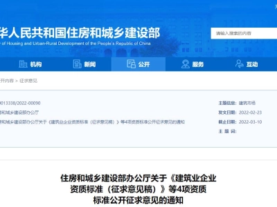 2022年《工程勘察资质标准(征求意见稿)》全文