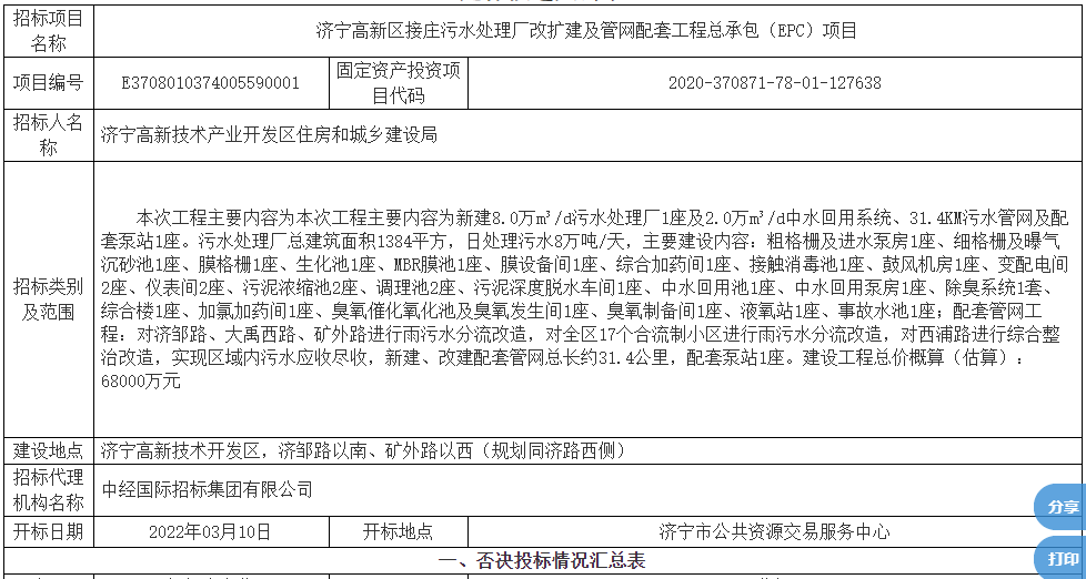 6.8亿EPC项目，因同一原因12家单位被废标！