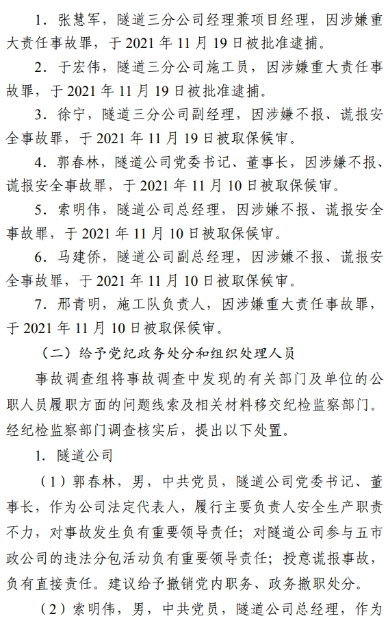 17死5伤！法定代表人等7人被采取刑事强制措施！住建局局长等25名公职人员被追责问责