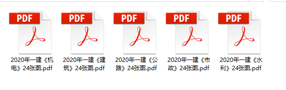 2020年一级建造师实务《各科》24张铂金图